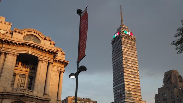 La Torre Latinoamericana, Alameda Central and Bellas Artes